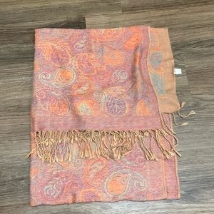 Multicolored soft scarf, 50% Viscose 50% Acrylic